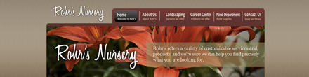 rohrs nursery website image